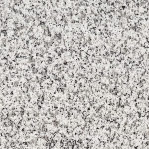 White granite texture with speckled gray and black patterns.