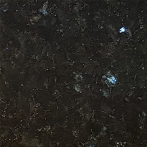 Dark emerald granite with pearl-like speckled finish.