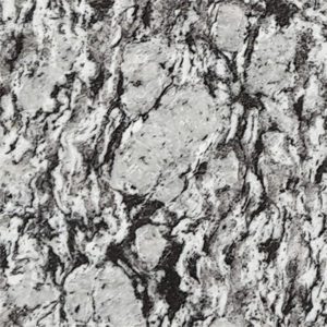 Ocean wave-inspired granite texture with light and dark tones.